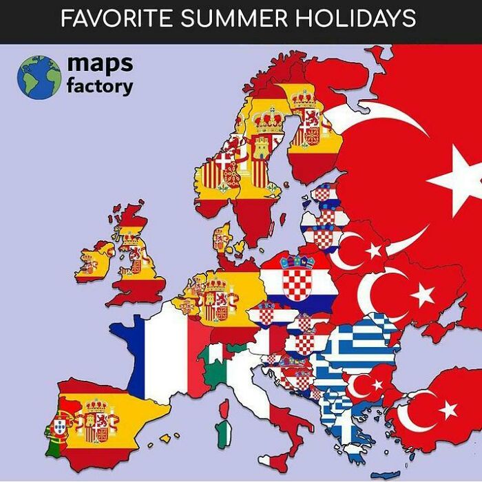 European Nations Favourite Holiday Destination