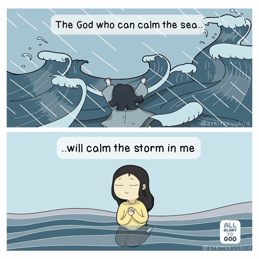 This Instagram Artist’s Faith-Based Wholesome Comics Are Inspiring Self-Reflection Through Humor (New Comics)