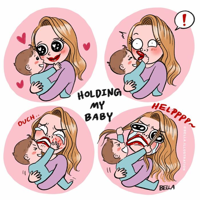 A Comic About Holding A Baby