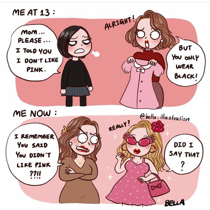 A Comic About Pink Clothes