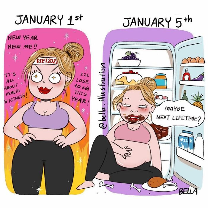 A Comic About New Year's Resolutions