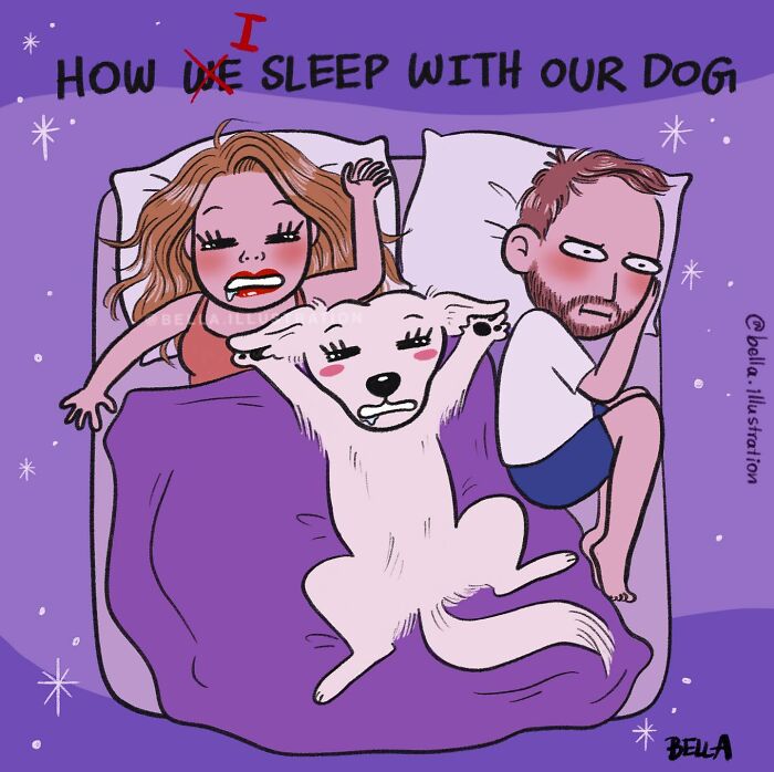A Comic About Sleeping With A Dog