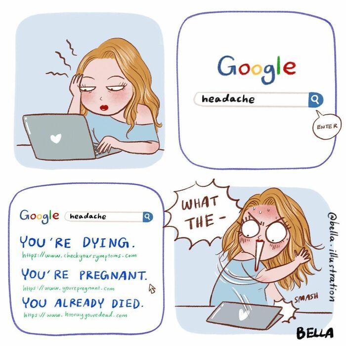A Comic About Googling Illness