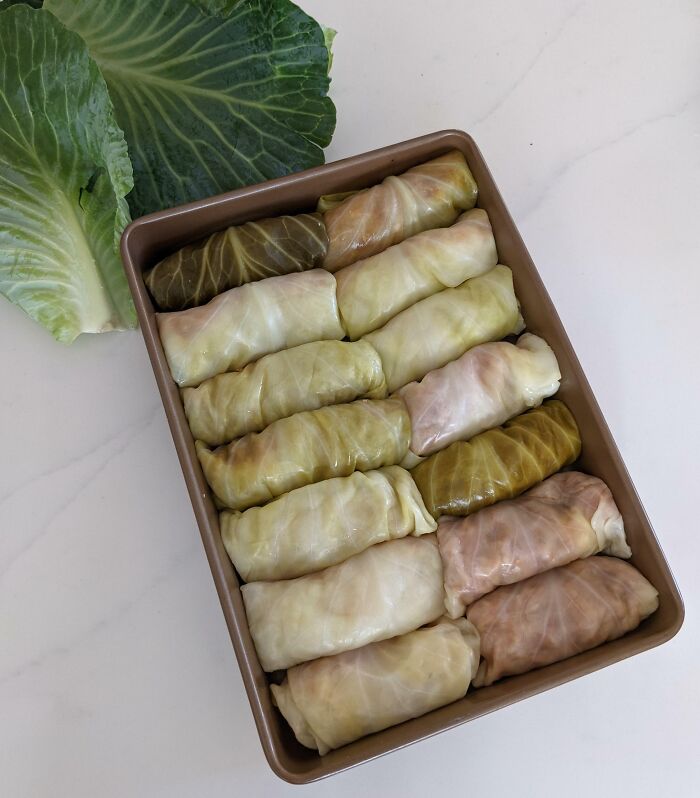My Stuffed Cabbage Is Aesthetically Pleasing
