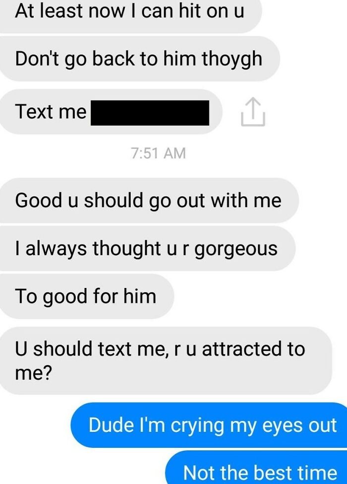Friend Just Called Off Their Relationship. This Man Wasted No Time And Obviously Played At The Top Of His Game
