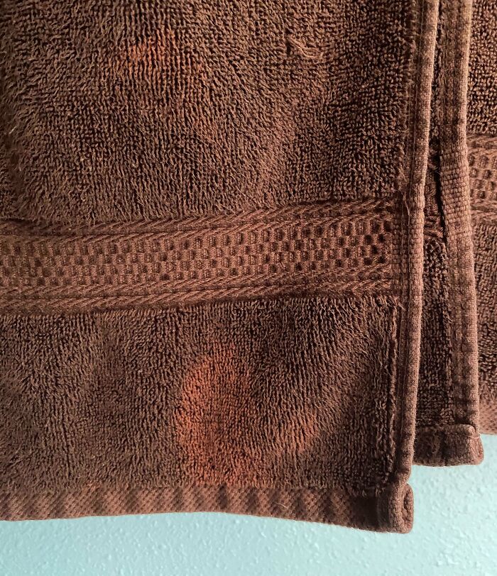 Our Dark Towels Always Eventually Get These “Bleach Spots”. Despite The Fact That We Don’t Use Bleach In Our Laundry At All And None Of Our Clothes Get These Spots