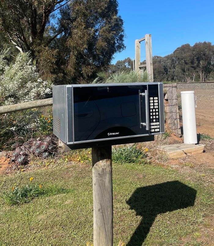 My Neighbor's Mailbox Is A Microwave Oven
