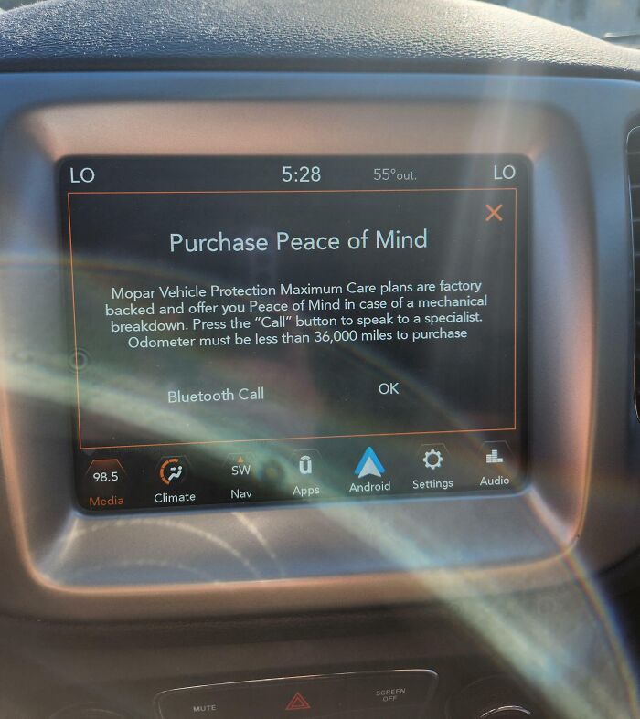 Jeep Puts Ads On The F**king Screen In My Car