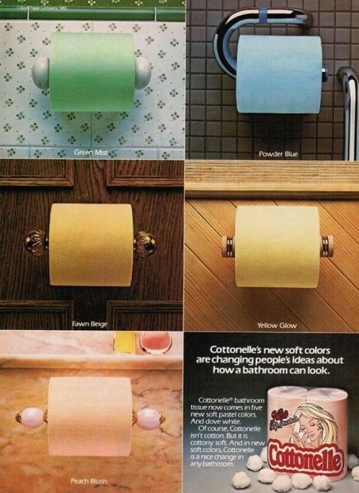Cottonelle Colored Toilet Paper (1982)