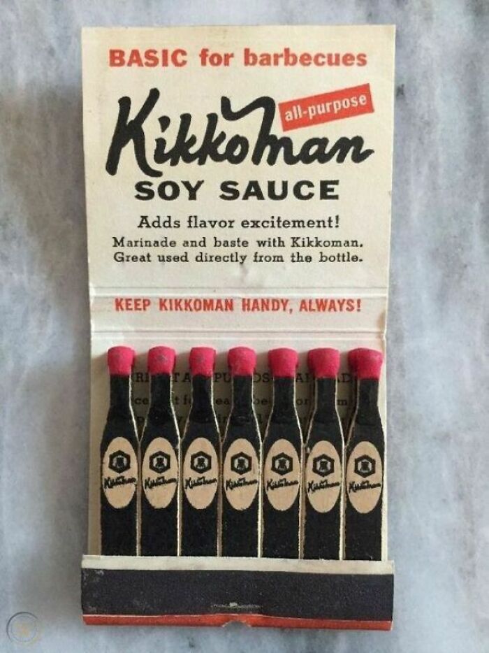 Kikkoman Soy Sauce Promotional Matches (1950s?)