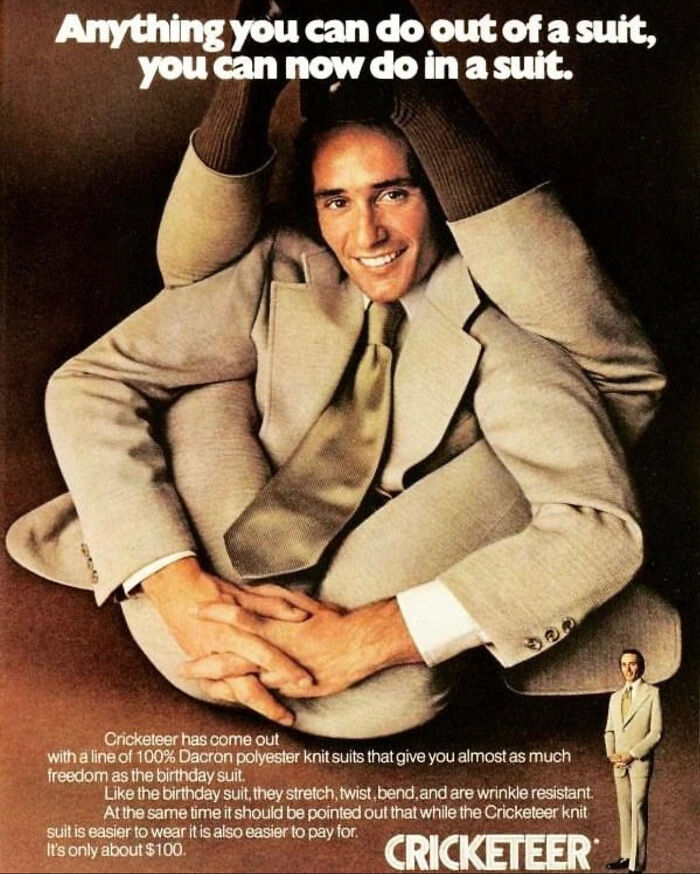 Cricketeer Suit Ad From 1972