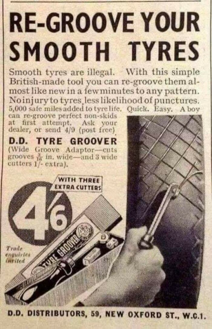 Re-Groove Your Tyres