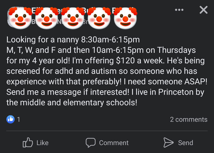 Always Amazes Me How Cheap People Can Be, Especially Regarding Their Children. Like, You Think A 3 Dollar An Hour "Nanny" Is Gonna Be Good To Your Kid?