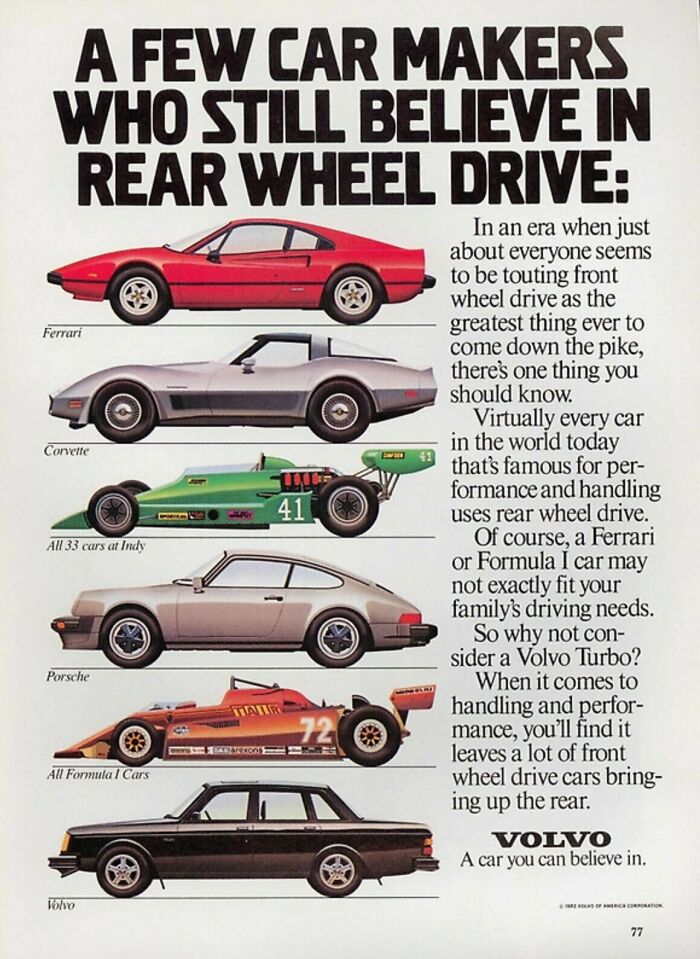 1980s Volvo 240 Turbo Ad