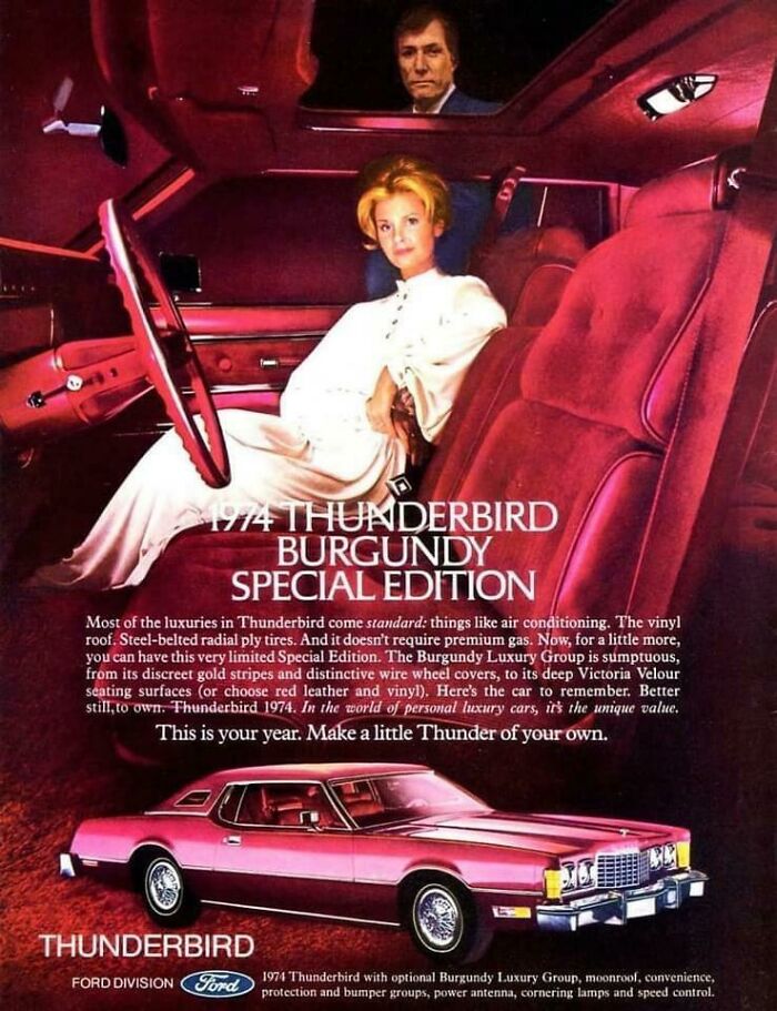 1974 Ford Thunderbird Burgundy Edition