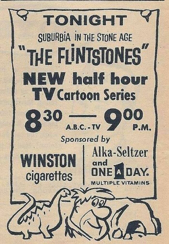 1960 Flintstones Advertising Sponsored By Winston