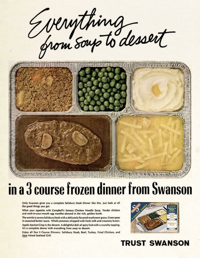 Swanson Frozen Foods, 1965 Ad