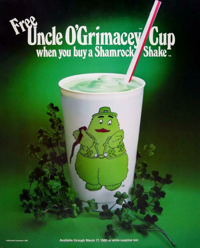 1980 Shamrock Shakes Ad