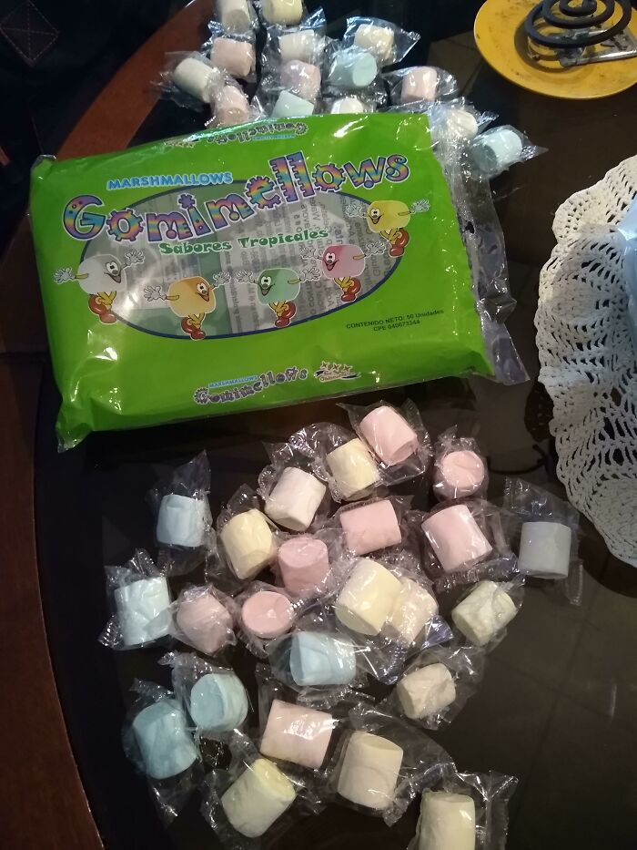 The Marshmallows In This Bag Come Individually Wrapped