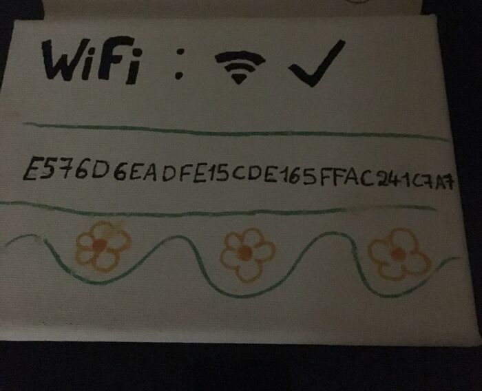The Wi-Fi Password At My Airbnb In France
