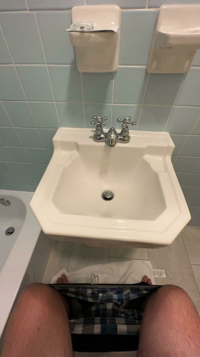 To The Guy Saying His Airbnb Had A Sink Too Close To The Toilet… I Wanted To Welcome Myself To The Club