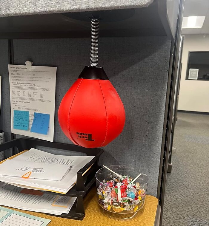 Beat Your Stress With A Desktop Punching Bag - Take A Swinging Break From A Knockout Day!
