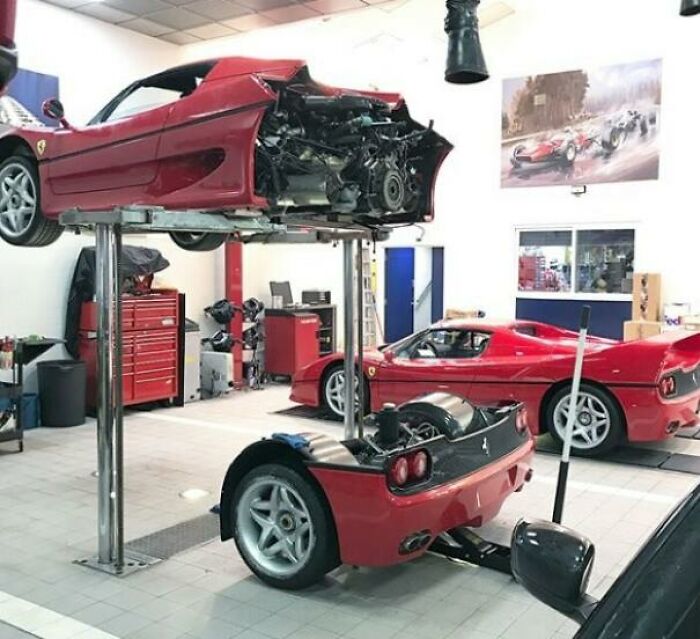 Clutch Change On A Ferrari F50 [586 X 535]