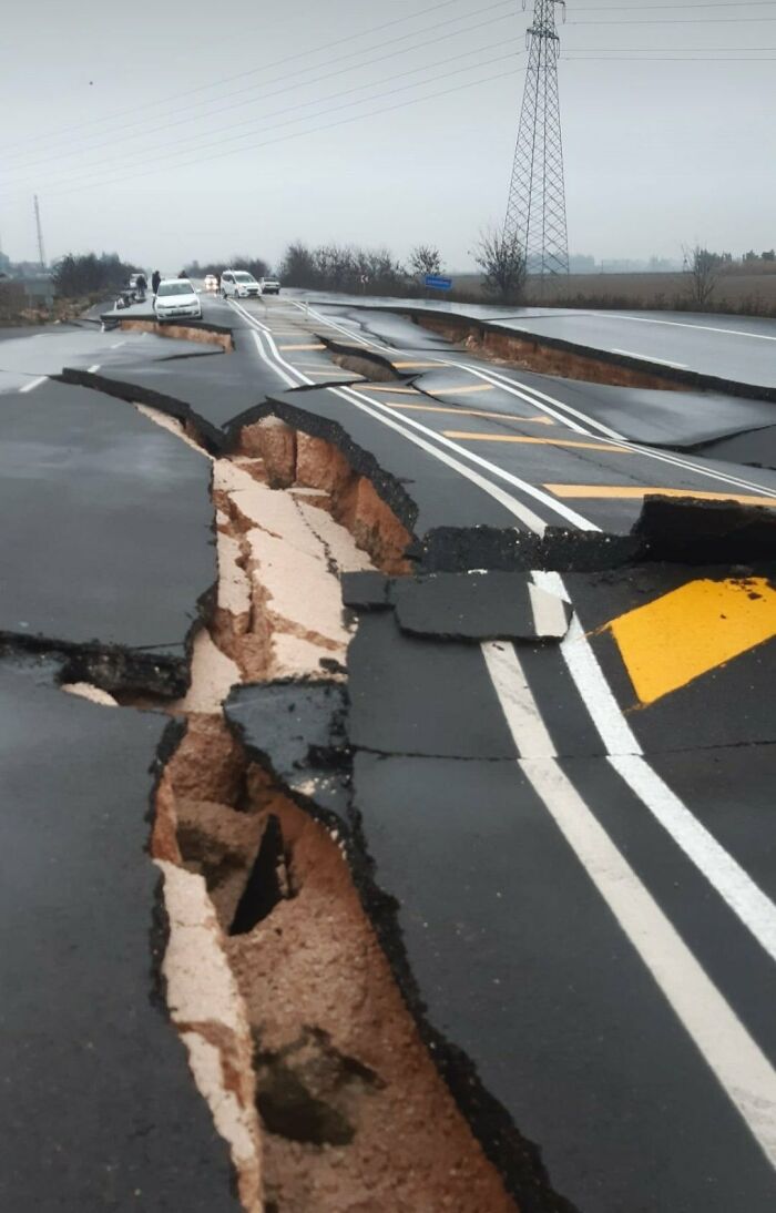 Road In Hatay/Turkey After Earthquake