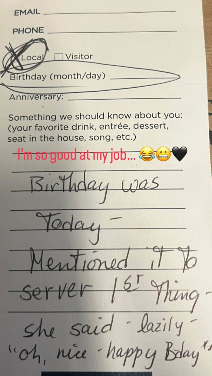 The Time I Ruined This Woman’s Birthday