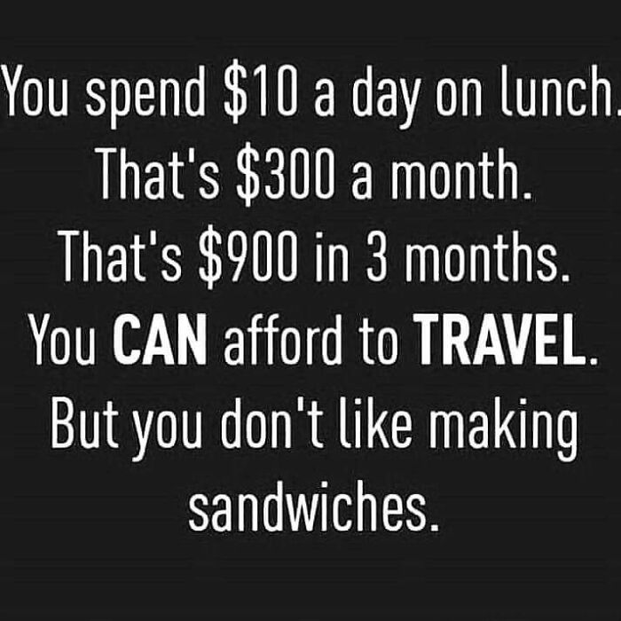 Solution To Being Poor: Eat Sandwhiches!