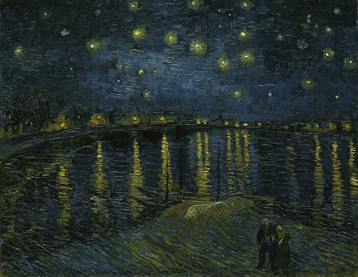 La 1ª versión de Noche estrellada de Van Gogh, menos conocida