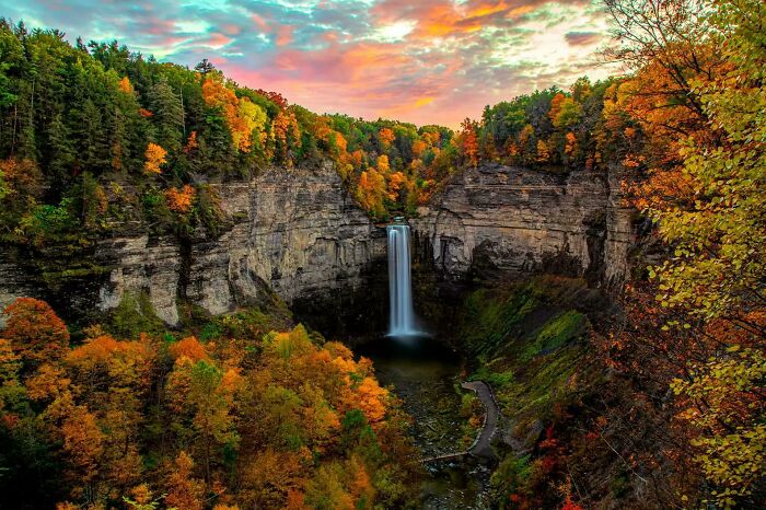 Taughannock Falls In Upstate New York By Paul Massie Photography
