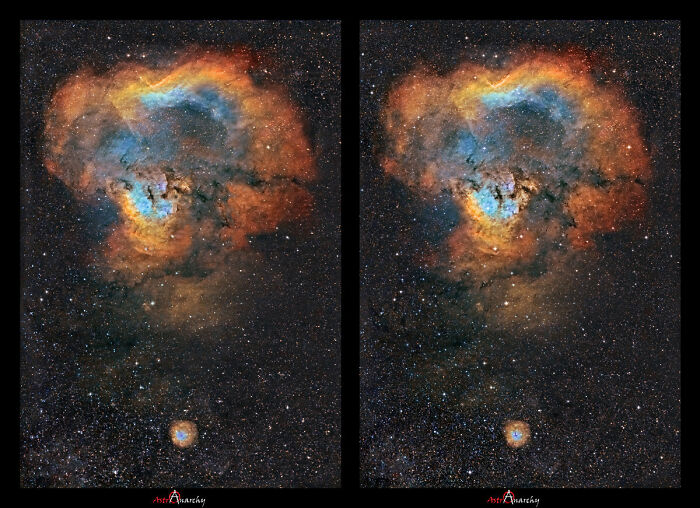 Stereoscopy - The Optical Illusion Of Seeing A Picture In 3D Without Equipment. Cross Your Eyes Until The Images Overlap To See The Effect