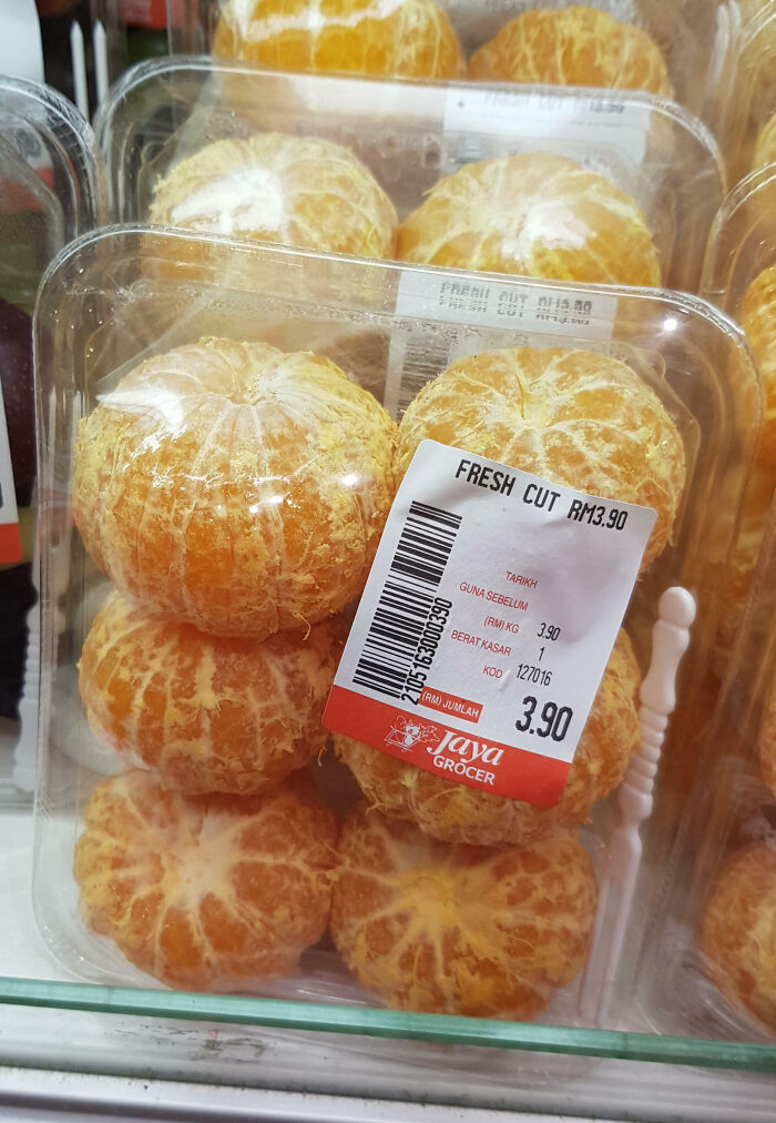 If Only Oranges Came With Their Own Protective Packaging So We Didn't Have To Use Plastic