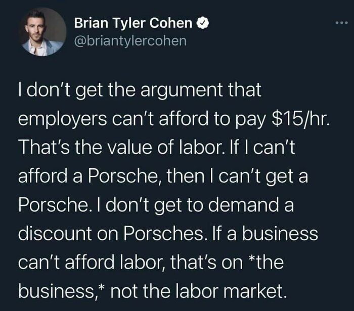 The Free Market Works Both Ways