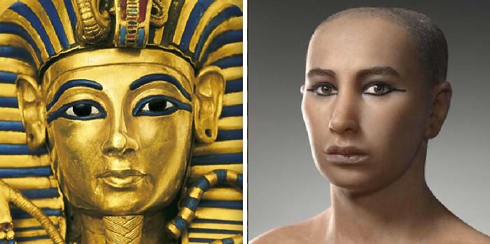 A Different Facial Reconstruction That Shocked Me A Couple Of Years Back..king Tutankhamun