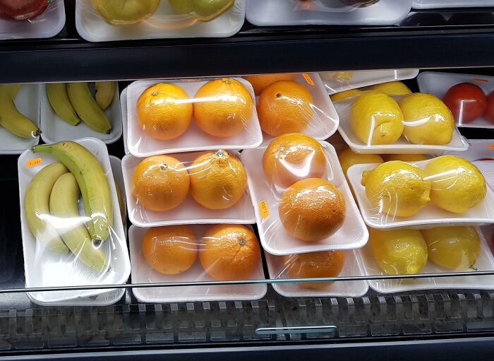 Fruits That Are Already Protected Naturally, Wrapped In Plastic