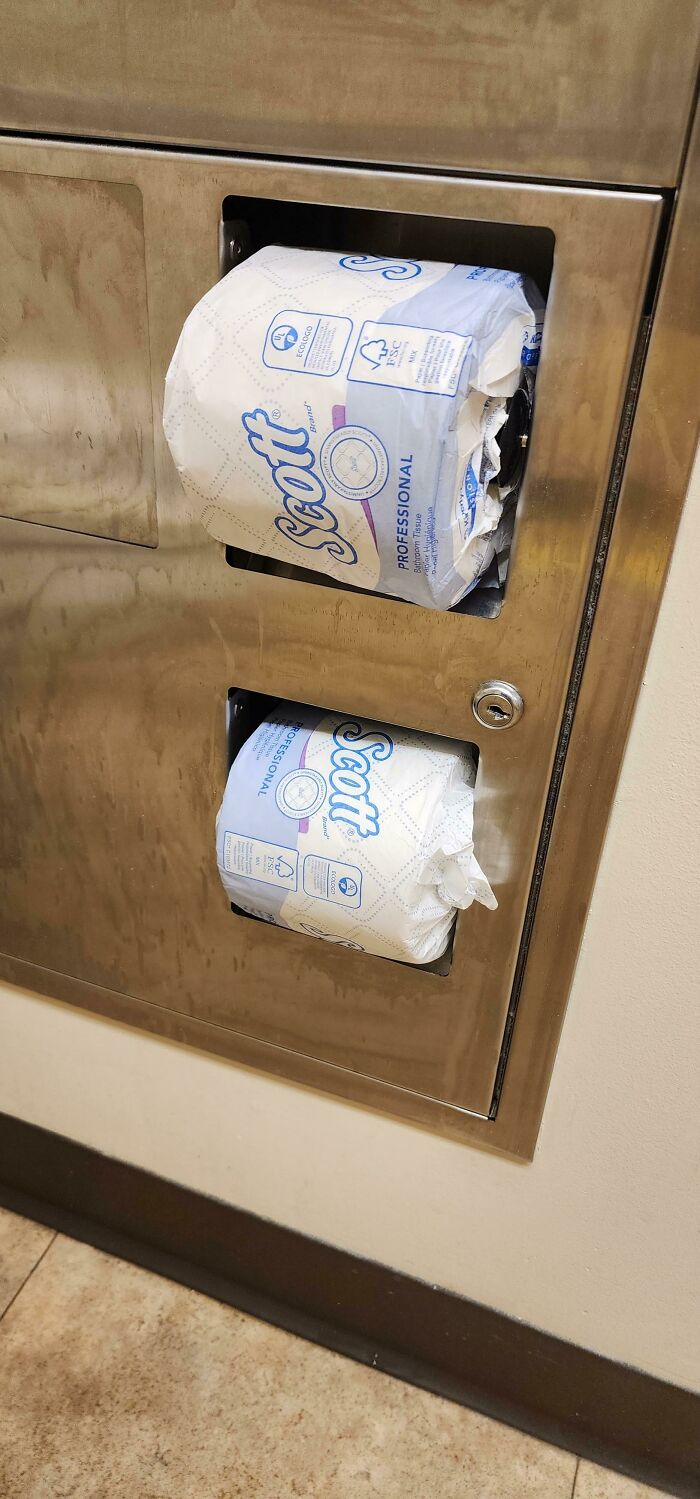 Replaced The Toilet Paper Boss!