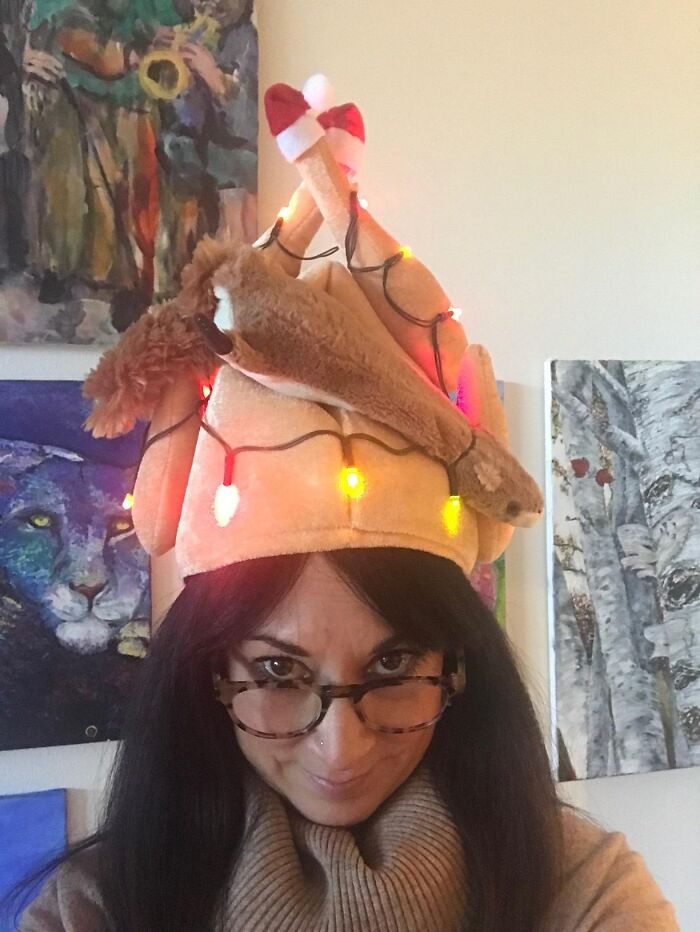 Light Up The Room With A Christmas Turkey Hat - Look Yummy For The Holidays, No Cooking Required