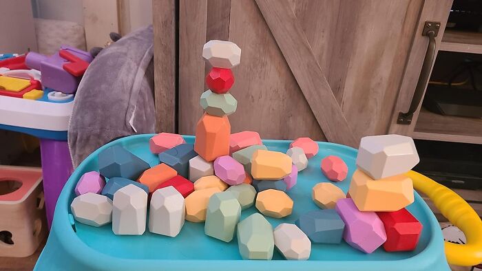 Nurture Their Imagination With Wooden Stacking Rocks - Building Dreams Should Start From The Ground Up