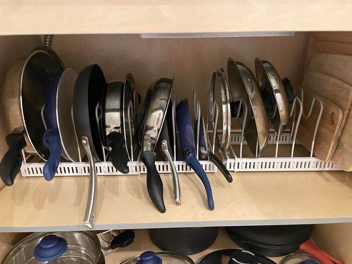 Unleash Inner Marie Kondo With Expandable Pan Organizer - 'Pan'demonium No More In Your Cabinets