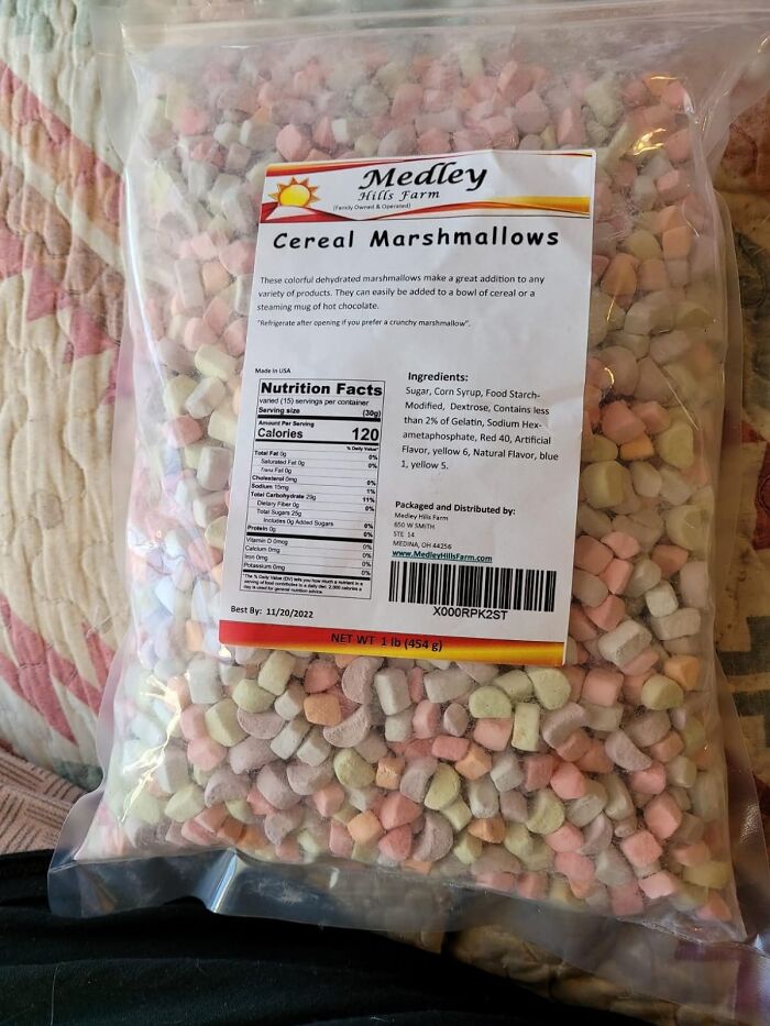 Breakfast With 1 Lb Cereal Marshmallows - Because Nothing Says 'Good Morning' Like A Colorful Crunch