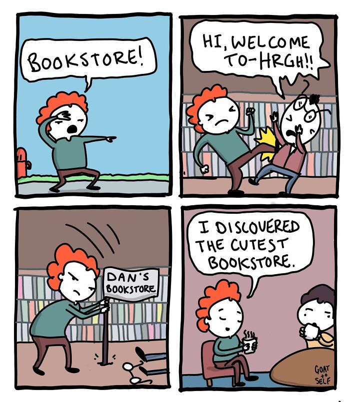 A Comic About Discovering The Cutest Bookstore