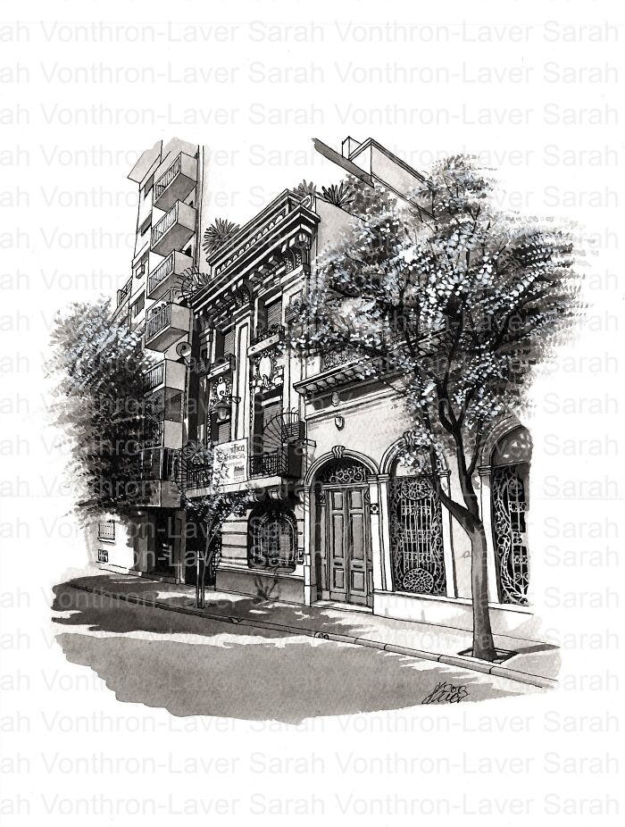 I Drew These Inky Pictures Of Buenos Aires (6 Pics) I Drew These Inky Pictures Of Buenos Aires (6 Pics)
