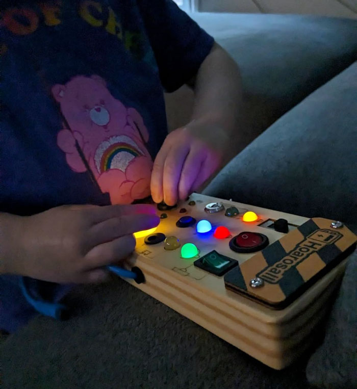 Montessori Toddler Busy Board Is Here - Adding A Bright Twist To Classic Fun, Learning Was Never This Illuminating!