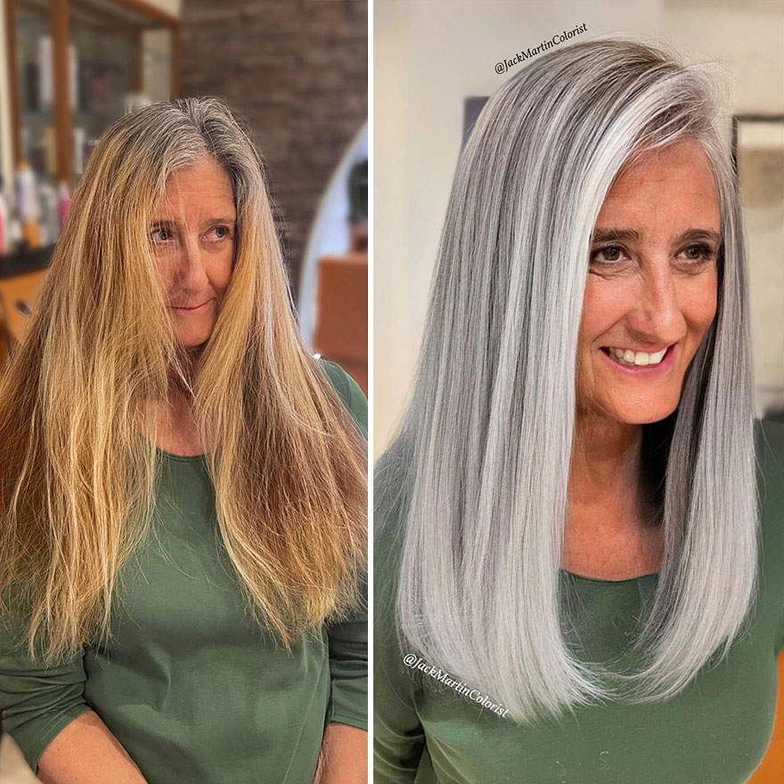 Gray Hair Transformation By Jack Martin