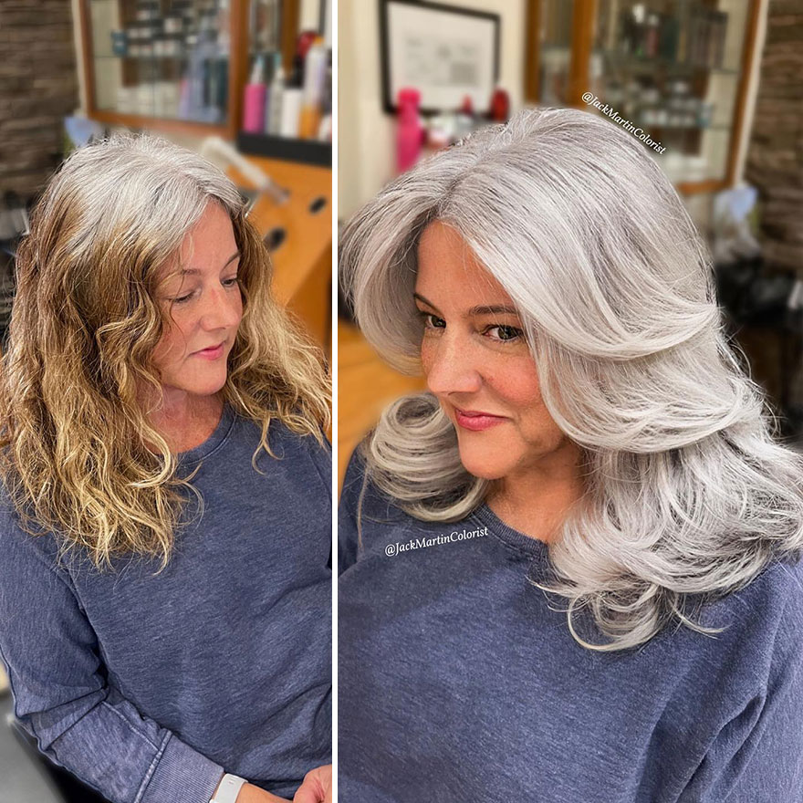 Gray Hair Transformation By Jack Martin
