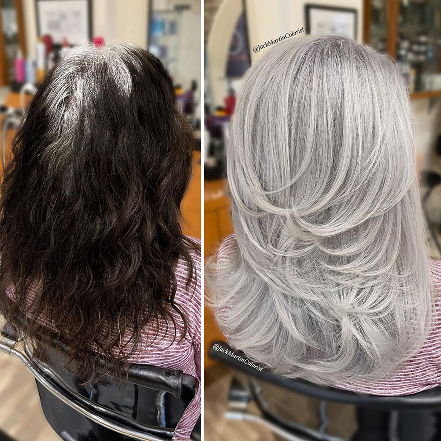 Gray Hair Transformation By Jack Martin