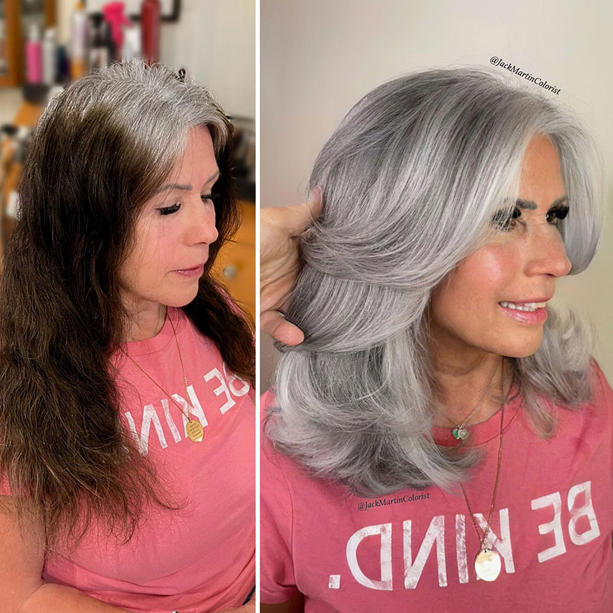 Gray Hair Transformation By Jack Martin