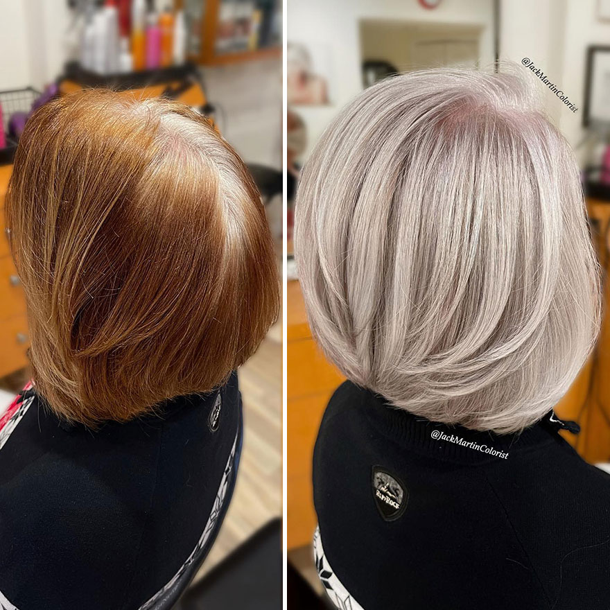 Gray Hair Transformation By Jack Martin